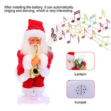 Load image into Gallery viewer, Toyvian 1Pc Christmas Dancing Singing Santa Claus Electric Glow Christmas Musical Doll Toy for Xmas Gift Table Home Decorations
