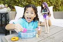 Load image into Gallery viewer, Barbie Skipper Babysitters Inc. Dolls &amp; Playset with Babysitting Skipper Doll, Toddler Small Doll with Color-Change Swimsuit, Kiddie Pool, Whale Squirt Toy &amp; Accessories for Kids 3 to 7 Years Old
