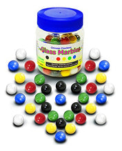 Load image into Gallery viewer, Super Value Depot Chinese Checkers Glass Marbles. Set of 72, 12 Each Color. Size 9/16 (14mm), with Practical Container.
