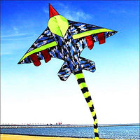 FQD&BNM Kite Large Plane Kite Children Kites Fly Camouflage Fighter Kite Factory Outdoor Toys for Kids weifang New,1pcs