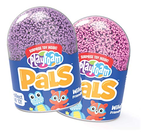 Educational Insights Playfoam Pals Wild Friends 2-Pack | Non-Toxic, Never Dries Out | Sensory, Shaping Fun, Arts & Crafts For Kids | Surprise Collectible Toy | Ages 5+