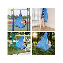 Load image into Gallery viewer, QHY Sensory Swing Breathable Indoor and Outdoor Children&#39;s Fitness Hammock Swing Super Soft Mesh Yoga Silk Has A Calming Effect On Children Needs (Color : Orange)

