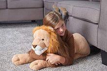 Load image into Gallery viewer, Wild Republic Jumbo Lion Plush, Giant Stuffed Animal, Plush Toy, Gifts for Kids, 30&quot;
