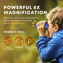 Load image into Gallery viewer, Promora Binoculars for Kids, Set with Magnifying Glass &amp; Compass (Green)- Christmas Toys, Kids Binoculars for 3-12 Years Boys and Girls for Toddler, for Kids
