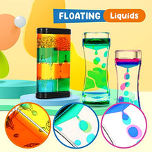 Load image into Gallery viewer, Liquid Motion Bubbler - Sensory Liquid Timer 3 Pack, Autism Sensory Toys for Kids Adults, Effective Stress Relief Hourglass Toy, Calm Down Corner Supplies, Lava Lamp for Kids, Office Desk Decor

