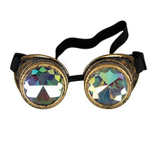 Load image into Gallery viewer, FOCUSSEXY kaleidoscope Steampunk Goggles Glasses Welding Gothic

