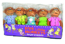 Load image into Gallery viewer, MerryMakers Five Little Monkeys Finger Puppet Playset, Set of 5, 5-Inches Each
