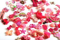 Pink I Spy trinkets, 1-3cm, Set of 50