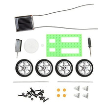 Load image into Gallery viewer, Fashionclubs 4pcs/set Children DIY Assemble Solar Power Car Toy Kit Science Educational Gadget Hobby
