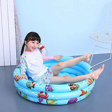 Load image into Gallery viewer, ZZK Children&#39;s Inflatable Swimming Pool Outdoor Baby Swimming Pool Portable Water Game Cylinder Baby Inflatable Swimming Pool Kids Swimming Bathing Pool,B,150X25cm
