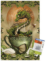 Stanley Morrison - Tea Dragon Wall Poster with Push Pins