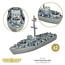 Load image into Gallery viewer, Cruel Seas Royal Navy Fleet Starter Set, World War II Naval Battle Game
