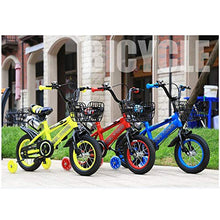 Load image into Gallery viewer, LIUXR Children&#39;s Bicycle, Boys Girls Bicycle 12/14/16/18 Inch with Training Wheels, with Kickstand &amp; Water Bottle Child&#39;s Bike,Yellow_12inch

