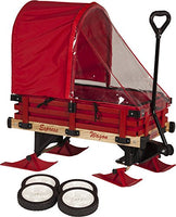 Millside Industries Sleigh Wagon with Red Wooden Racks