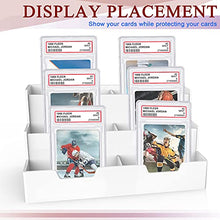 Load image into Gallery viewer, Trading Cards Protector Case Acrylic Clear Baseball Card Holders with Label Position Hard Card Sleeves Small Sturdy Storage Box for Card Standard Collector Sport Game Grade Card Case (24 Pieces)
