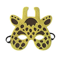 Load image into Gallery viewer, JQWGYGEFQD Safari Jungle Animal Eye Masks Children Kids Birthday Party Cosplay Felt Mask Halloween Dress-Up 7 Halloween Party Rubber Latex Animal mask, Novel Ha ( Color : H-1 )
