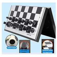 Load image into Gallery viewer, LINGOSHUN Chess Board Set Game,Travel Magnetic Chess Set,Folding/Portable Storage Board for Elementary School Competition/Small/with Storage Box
