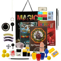 TOYANDONA Kids Magician Kit 28pcs Amazing Tricks for Kids Set Includes Mystical Cards Theatre More for Beginners Easter Party Favors