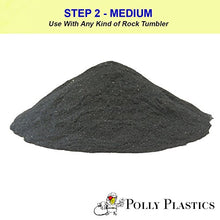 Load image into Gallery viewer, Polly Plastics Rock Tumbler Refill Grit Media Kit (3 pounds) | 4-Steps For Tumbling Stones

