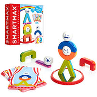 SmartMax My First Acrobats STEM Magnetic Toy with Building Challenges for Ages 1.5 - 5