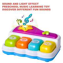 Load image into Gallery viewer, JOYIN 6 PCS Toddler Sensory Educational Musical Instrument Toys Include Driving Steering Wheel Toy, Pretend Play Cellphone with Music, Piano Keyboard Toy for Toddler Boys and Girls
