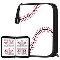POKONBOY Baseball Card Binder Sleeves for Trading Cards, Baseball Card Sleeves Card Holder Protectors Set for Football Cards and Sports Cards (Holds Up to 400)
