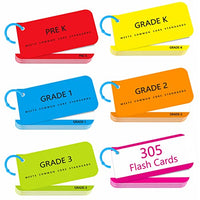 305 Flash Cards, Include 250 Dolch & Fry Sight Words with Sentences Plus 50 Blank Flash Cards and 5 Index Cards, Educational Word Reading Flash Cards for Preschool, Kindergarten, 1st, 2nd, 3rd Grade