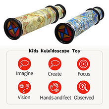 Load image into Gallery viewer, Anyumocz 2 Pcs Magic Kaleidoscope,Old World Kaleidoscope Classic Toys,Stretchable Long Classic Kaleidoscope Toy for Boys and Girls Gifts,Children Toys(Two Colors)
