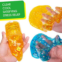 Load image into Gallery viewer, Hahafunyo 2 Pack Clear Slime Kit Ocean Blue Shark Clear Crystal Slime Fruit Slices Bear Lemon Jelly Mud Slime Soft Crystal Clear Slime Birthday Holiday Toys for Boys Girls
