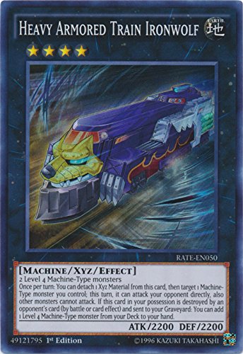 Yu-Gi-Oh! - Heavy Armored Train Ironwolf - RATE-EN050 - Super Rare - 1st Edition