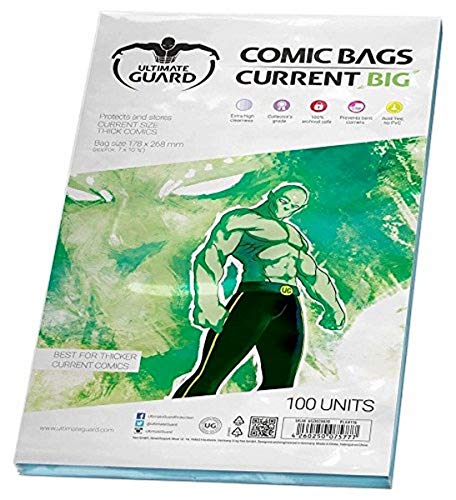 Ultimate Guard Comic Bags Current Thick Cards