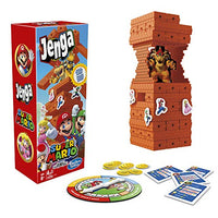 Jenga: Super Mario Edition Game, Block Stacking Tower Game for Super Mario Fans, Ages 8 and Up (Amazon Exclusive)