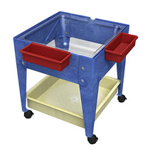 Load image into Gallery viewer, ChildBrite 24&quot; Sx Tra Deep Clear Tub and 4 Casters Blue Frame Mobile Mite
