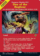Load image into Gallery viewer, Magic: the Gathering - Den of The Bugbear (351) - Showcase (Dungeon Module Cover) - Adventures in The Forgotten Realms
