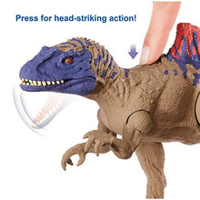 Load image into Gallery viewer, Jurassic World Dual Attack Concavenator Dinosaurs in Medium Size with Button-Activated Dual Strike Action Moves Like Tail and Head Strikes
