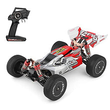Load image into Gallery viewer, Nsddm 1:14 Sacle RC Car, 4WD Electric Off-Road Vehicle, 60KM/H High Speed Rcaing, 2.4GGHz Remote Control Buggy, Alloy Chassis/Hydraulic Shock/550 Brush Motor, Adult Amateur Rc Trucks
