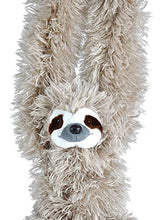 Load image into Gallery viewer, Wild Republic Hanging Three Toed Sloth Plush, Stuffed Animal, Plush Toy, Gifts for Kids, Zoo Animals, 30 inches
