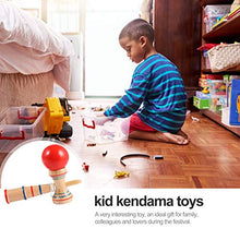 Load image into Gallery viewer, BESPORTBLE Kendama Wood Toy Mini Wood Catch Ball Cup and Ball Game Hand Eye Coordination Ball Catching Cup Toy for Children Kids Red
