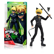 Load image into Gallery viewer, Miraculous Cat Noir Action Doll, 11 inches , Black
