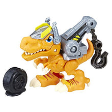 Load image into Gallery viewer, Chomp Squad Playskool Dino Bundle, Dinosaur Toy 3-Pack with Backsplash, Tow Zone and Drill Bite Dinosaur Figures for Kids 3 Years and Up
