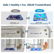 Load image into Gallery viewer, ZMLM Baby Tummy-Time Water Mat: Infant Christmas Toy Gift Activity Play Mat Inflatable Sensory Playmat Babies Belly Time Pat Indoor Small Pad for 3 6 9 Month Newborn Boy Girl Toddler Fun Game
