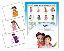 Load image into Gallery viewer, Yo-Yee Flashcards - Body Aches Picture Flash Cards for Preschoolers, Toddlers, Kids and Adults with Teaching Activities and Games
