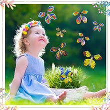 Load image into Gallery viewer, 15 Pieces Magic Fairy Flying Butterfly Rubber Band Powered Butterfly Wind up Butterfly Toy Flyers Butterflies for Wedding Birthday Surprise Gift or Party Playing , 5 Styles (Classic Style)
