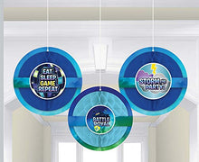 Load image into Gallery viewer, amscan Battle Royal Honeycomb Decorations - 3pc
