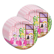 Load image into Gallery viewer, Spa Salon Birthday Party Supplies Set Plates Napkins Cups Tableware Kit For 16
