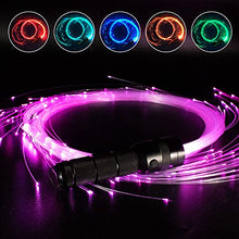 Load image into Gallery viewer, AMKI Fiber Optic Whip, Dance Flow Pixel Whip Super Bright Light Up Rave Toy 40 Color Effects Mode 360 Swivel for Dancing, Parties, Light Shows, EDM Music Festivals
