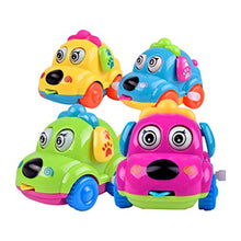 Load image into Gallery viewer, Toyvian 4Pcs Wind Up Toy Cars Cartoon Vehicle Wind Up Cars Toy Early Educational Toddler Toy Birthday Gift (Random Color)
