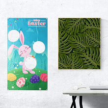 Load image into Gallery viewer, BESPORTBLE 1 Set Easter Themed Bunnies Family Toss Game with Sandbags Bean Bags Throwing Game Easter Egg Game Activities Easter Egg Rabbit Banner for Party Favor Supplies
