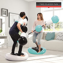 Load image into Gallery viewer, Black Series Inflatable Push Bumpers Sparring for 2 Players, Train, Play and Spar, Indoor Outdoor Pedestal Sport Combat, Fun Party Game for Adults, Bouncy Combat, Backyard, Park or Beach
