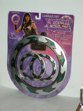 Load image into Gallery viewer, XENA Warrior Princess, Chakram Playset: Includes Chakram Belt Clip Holder, 2 Chakram Bracelets, 1 Chakram
